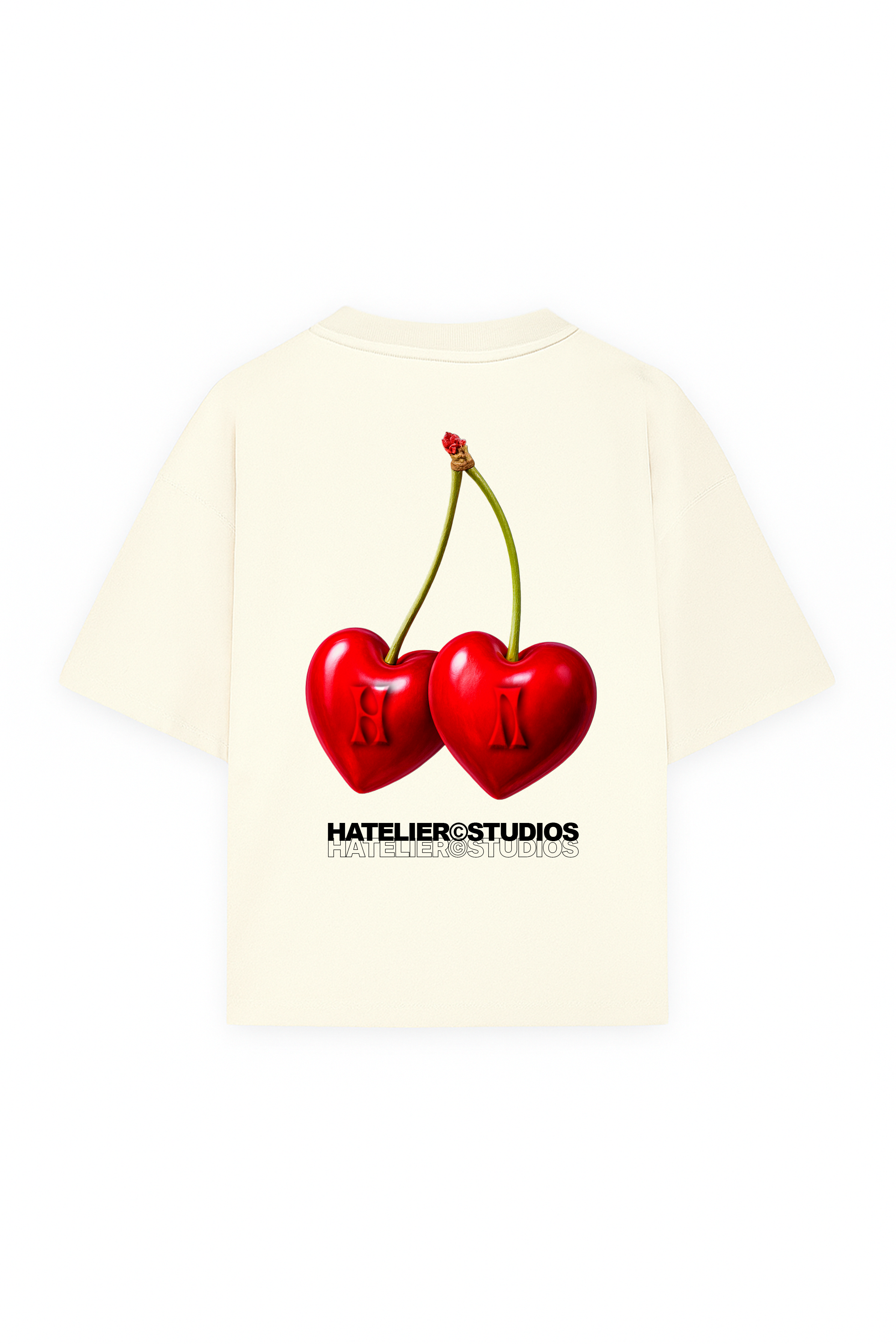 Juicy Cherry Hatelier cream Tee