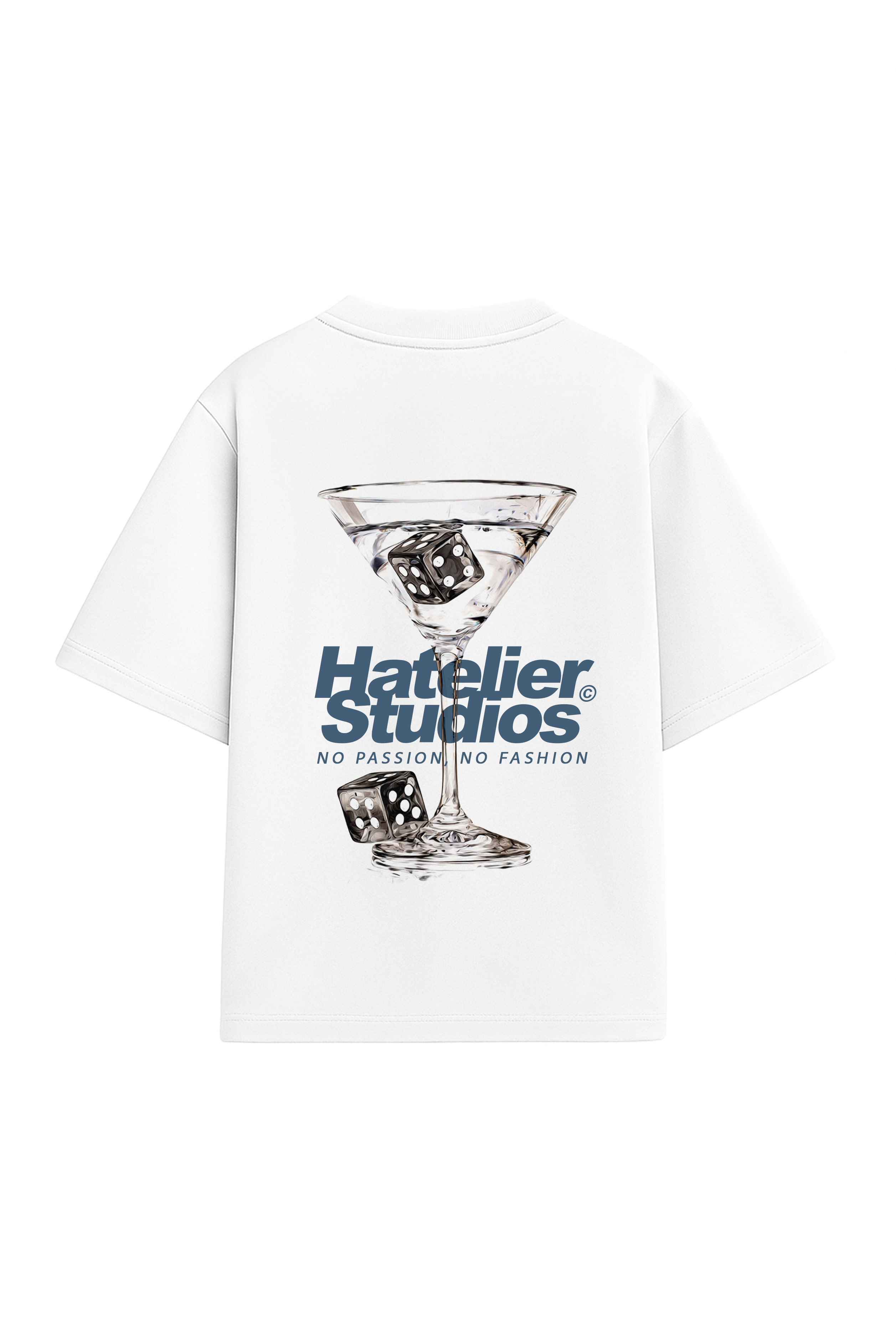 Lucky Martini White tee
