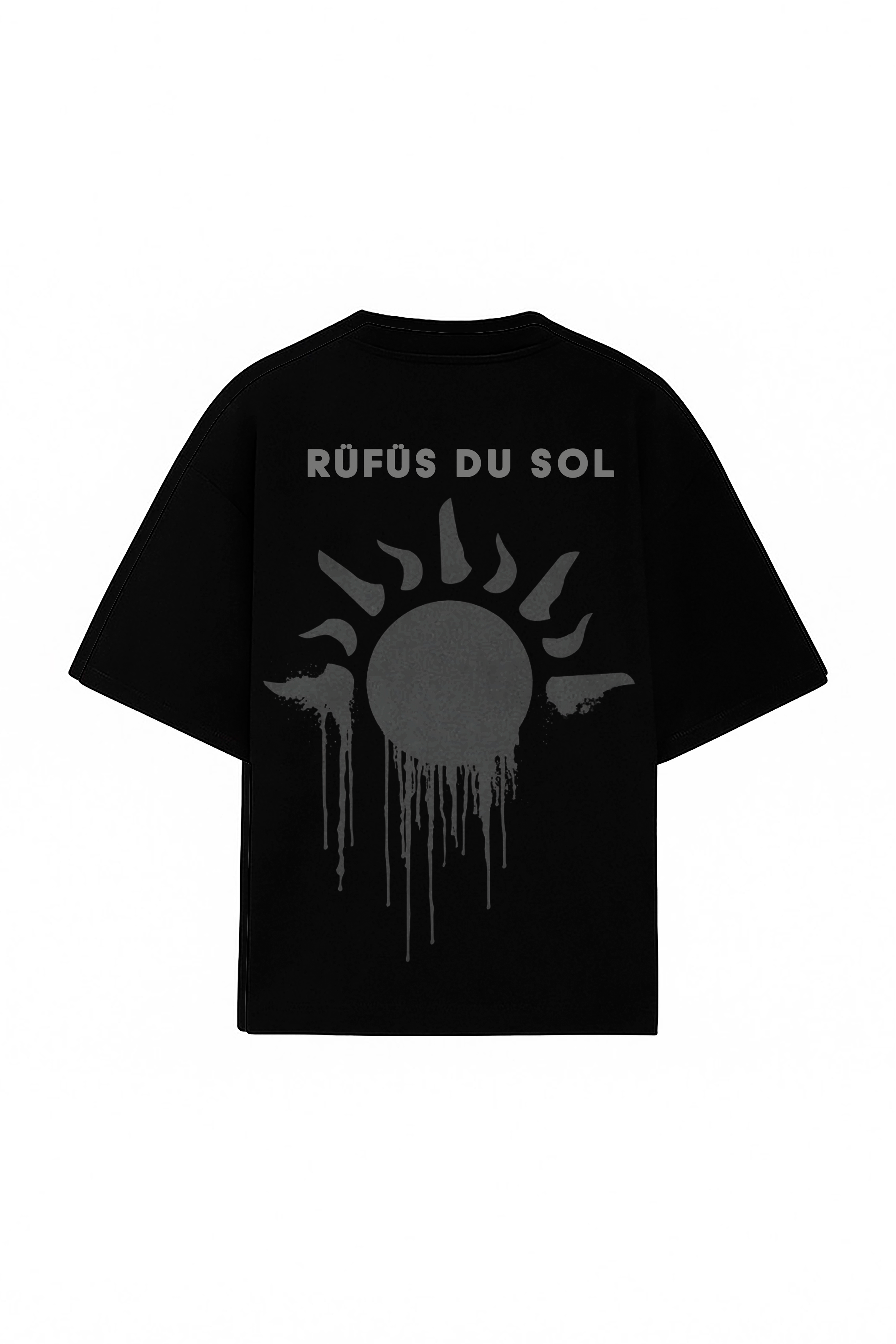 Rufus Sun Burn Black Tee